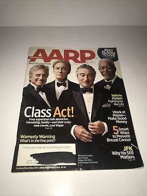 AARP Magazine Morgan Freeman Robert De Niro October/November 2013 • $7.66