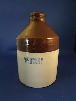 Vintage Early 1900's Mercury Stoneware Crock/ Jar/ Container/ Jug • $125