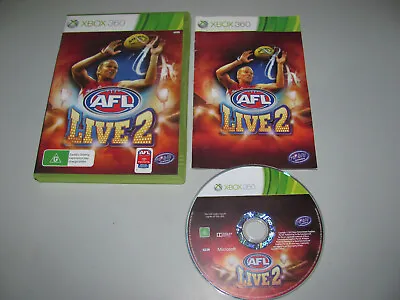 AFL Live 2 Great Xbox 360 Game Tested & Working & Complete • $29.95