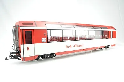 LGB G Gauge - 37660 Furka-Oberalp 1st Class Panorama Passenger Car - Boxed • £324.95