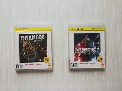 PS3 Set Of 2 Infamous Japan Ver • $60.85