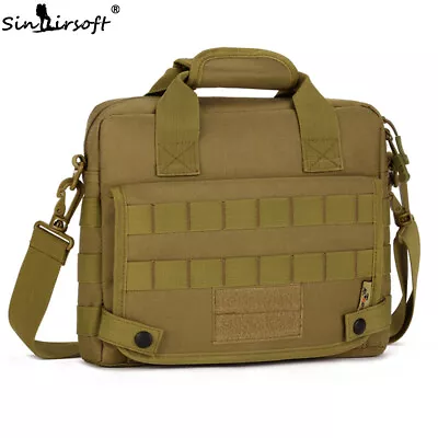 Men Tactical Tote Handbag Briefcase Laptop Shoulder Bag CrossBody Messenger Pack • $24.99