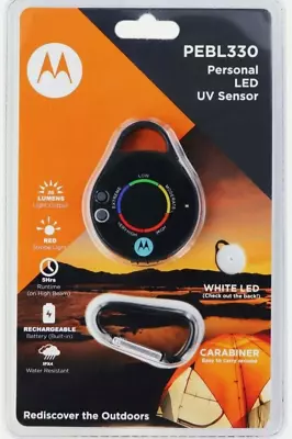 Motorola PEBL330 Personal LED And UV Sensor - PEBL330 - Black NEW! • $14.97