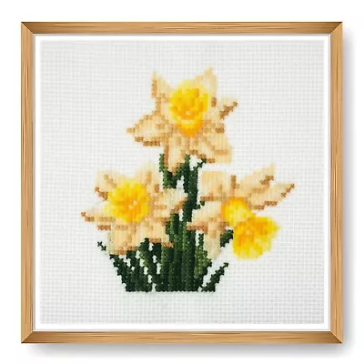 Cross Stitch Kit -  Elephant Daffodils Dog Or Tree. With Presents • £3.99