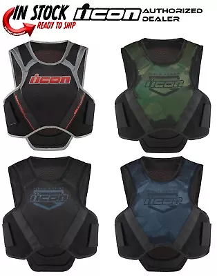 2024 Icon Field Armor Softcore Motorcycle Vest - Choose Size / Color • $110