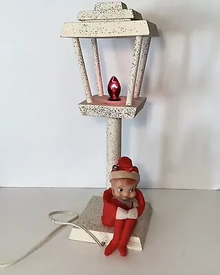 Vintage 15” Lamp Post Pixie Knee Hugger Elf Christmas • $24.99