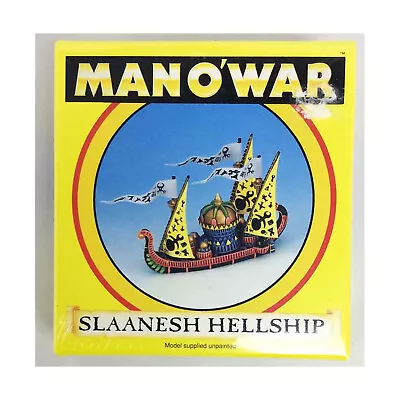 Games Workshop Man O' War Slaanesh Hellship VG+ • $62