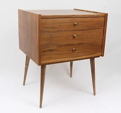 Rare Vintage Teak Silverware Flatware Chest Side Table Bedside End Danish Modern • $439.99