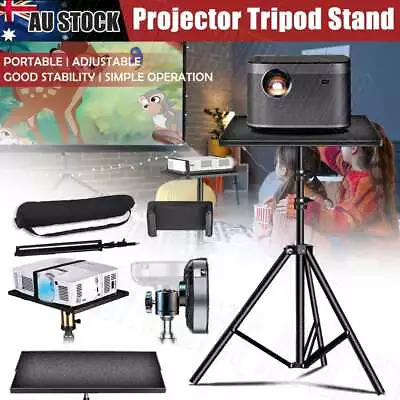 Projector Adjustable Tripod Stand Computer Laptop Stand Bracket Holder With Tray • $30.99