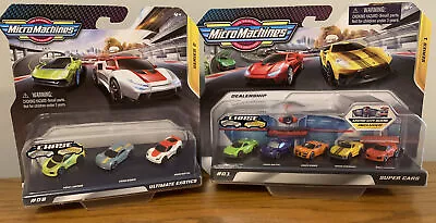 Micro Machines Series 1 & 8 : World Packs #01 Super Cars #08 Ultra Exotics • $25