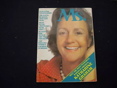 1974 October Ms. Magazine - Katharine Graham Cover - B 639g • $45