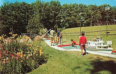 Weirs New Hampshire Postcard Funspot Mini Golf Course C. 1970  R5 • $7.99