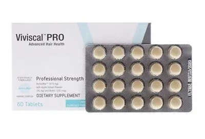 GENUINE VIVISCAL PRO Professional Hair Growth Tablets 60tablets • $44.90