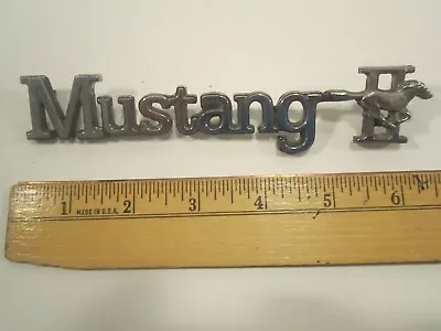 Original Vintage METAL Car Emblem Ford MUSTANG II 2 [Y64D] • $31