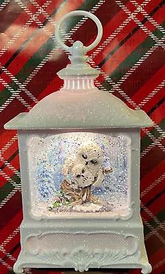 Owl Glitter Globe - Mom Owl Hugging Baby Owl By Cracker Barrel - New L • $45