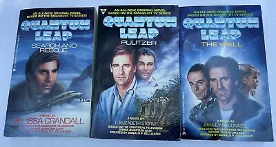 QUANTUM LEAP Vintage 1990's Lot Of 3  Paperback Novels TV Series Scott Bakula • $17