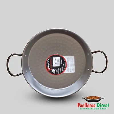 26cm Authentic Spanish Polished Steel Paella Pan • £12.49