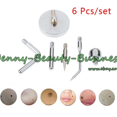 $19.35 • Buy 6Pcs/Set Replace Tips Mole Removal Plasma Pen Freckle Dark Spot Remover Tool