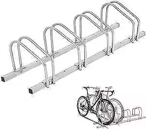  Houseware 4 Bicycle Floor Parking Adjustable Storage Stand Bike Rack Parking  • $71.96