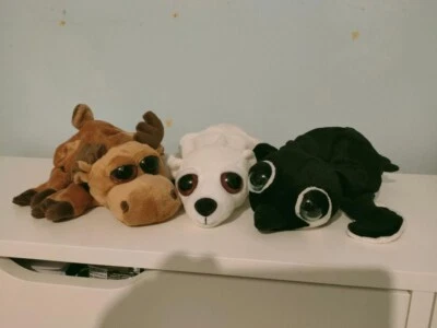 Caltoy Hand Glove Puppets 3 Polar Animals - Penguin Polar Bear & Reindeer. Mint • £14.99