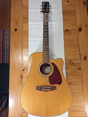 Ibanez 2001 Acoustic Electric Guitar Natural Finish PF5CE-NT-14-01 W/ Hard Case • $100