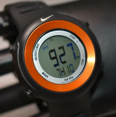 £55.49 • Buy RARE! Nike Gorge WK0010 Women's Orange Watch Digital Chronograph NEW BATTERY!