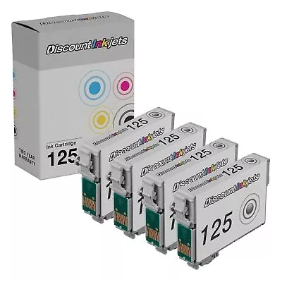 4PK 125 T125 Ink Cartridges For Epson NX125 NX127 NX130 NX230 NX420 NX530 NX625 • $11.99