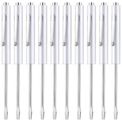 10 Pack Mini Tops And Pockets Clips Magnetic Slotted Pocket Screwdriver • $24.20