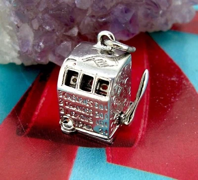 $7.50 • Buy Vintage Slot Machine Charm Sterling Silver 3D Moving Parts Souvenir