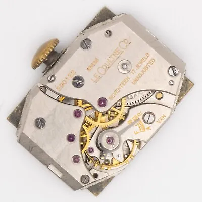 Vintage LeCoultre 24.4 X 17.4 X 4.7 Mm 17-Jewel Wristwatch Movement • $156