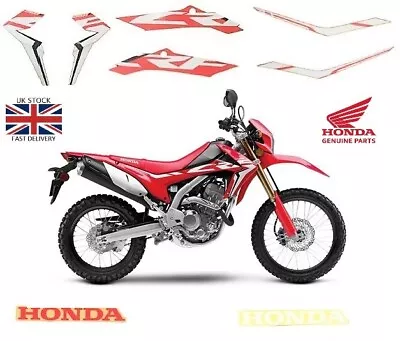 Honda Genuine Crf250 L Fairing Sticker Decal Set 2012 - 2020 • £44.95