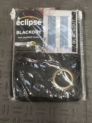 Eclipse 1PC 100% Polyester Blackout Curtain Grommet Panel 42 X63  • $25