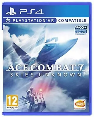 Ace Combat 7 Skies Unknown VR Flight Sim Dogfight Game Sony Playstation 4 PS4 • $97