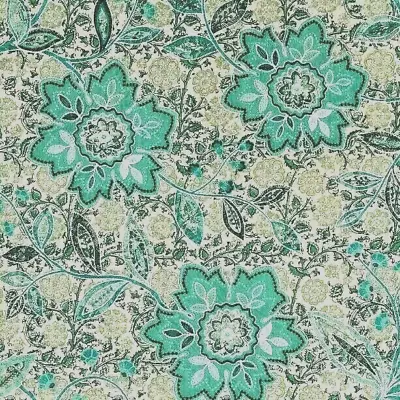 Manuel Canovas Indian Rose Aplique Mireval Nattier Fabric Cotton Linen By Meter • £59