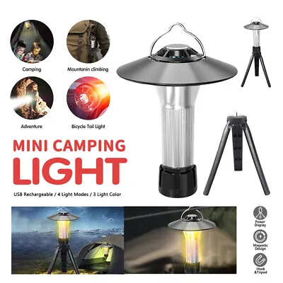 $20.99 • Buy Camping Lights Mini Tent Light USB Rechargeable Lanterns Portable Hanging Lamp