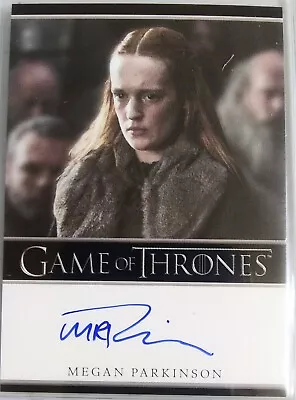 Game Of Thrones Inflexions Megan Parkinson As Lady Alys Karstark Auto Autograph • $22