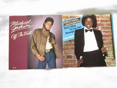 Michael Jackson Nine 7  45 RPM Red Vinyl Singles Played Once Beautiful Vinyl!   • $85