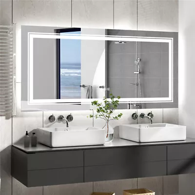 500-1800mm LED Mirror Bathroom Mirror Anti-Fog Memory Dimmable LED Makeup Mirror • $259.93