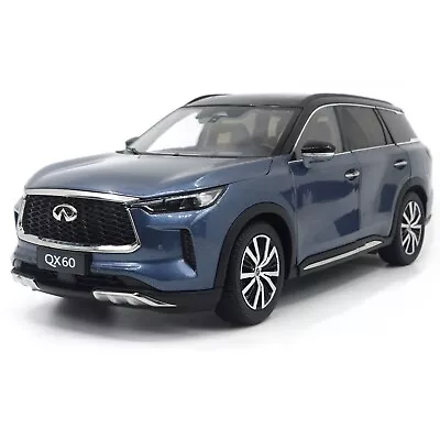 1:18 Scale Paudi  Infiniti QX60 Blue Diecast Model Car Luxury SUV  Full Open • $143.65