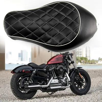 Driver Rider Solo Seat For Harley Sportster Iron 883 XL1200 XL883N 48 72 Custom • $64.81