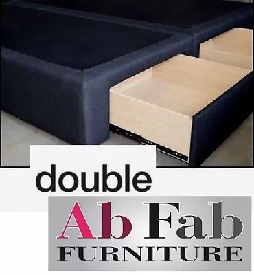 $699 • Buy Elite Double Ensemble Bed Base With 4 Jumbo Drawers Fully Assembled 