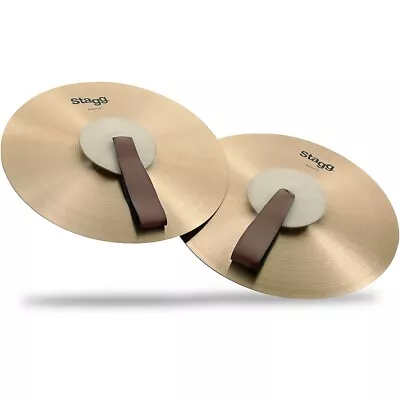 Stagg STAGG 14  Marching/Concert Cymbals - Pair 14 In. • $145.99