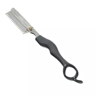 Barber Thinning Razor Layer Hair Trimming Cutting Comb Razor Bl • £3.75