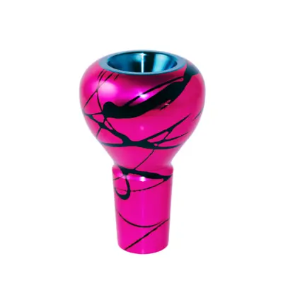 18mm Bong Bowl Unbreakable Pink Splash • $60