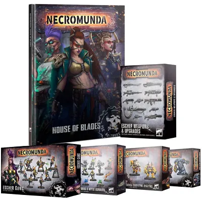 Necromunda Escher Gang Kits & Accessories | House Of Blades Rules & Miniatures • £30