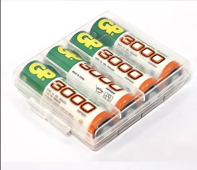 4 X Plastic AA AAA Battery Container Batteries Storage Case Batteries Holder • $6.95