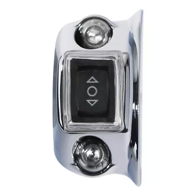 $13.50 • Buy Chrome Clutch Bracket Switch ON/OFF Button Fit For Harley Touring Softail Dyna
