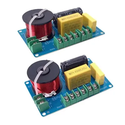 2x 3-Way Speaker Frequency Divider 200W HiFi Crossover Filter Module • £11.87