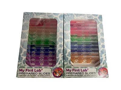 Duo Scope Youth Prepared Microscope Samples 23 Plastic Slides Kit Specimens • $11.89
