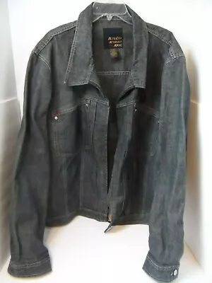 Vtg Marithe Francois Girbaud Men's Denim Jean Trucker Jacket Coat Blue-Size XXXL • $49.99